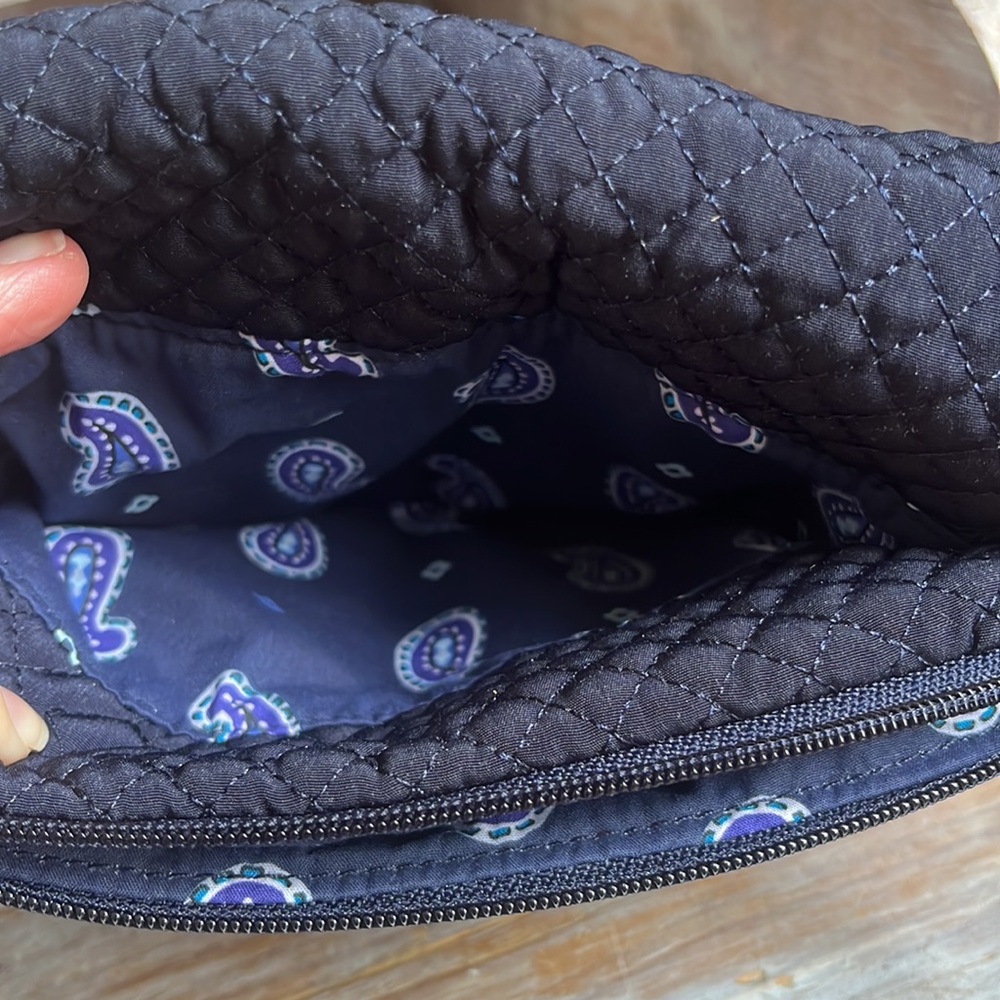 Vera Bradley Iconic Turnabout Crossbody Bag Navy Reve… Gem